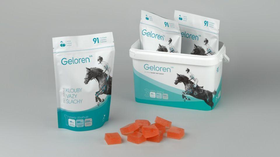 Promo akce na dvě balení Geloren Horse ve vzorkovně Jezdeckého obchodu