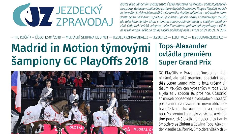 Přečtěte si prosincový Jezdecký zpravodaj 2018