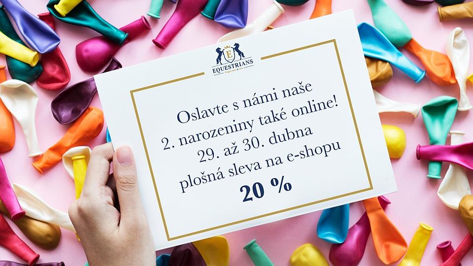 Oslavte druhé narozeniny Equestrians také slevami na e-shopu