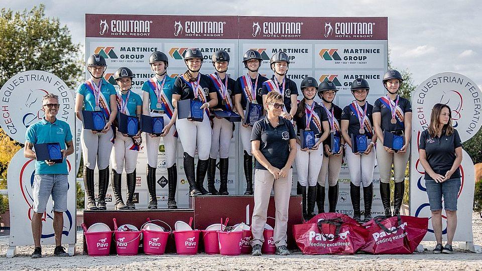 Středočeské jedničky ovládly parkurové MČR družstev v Martinicích