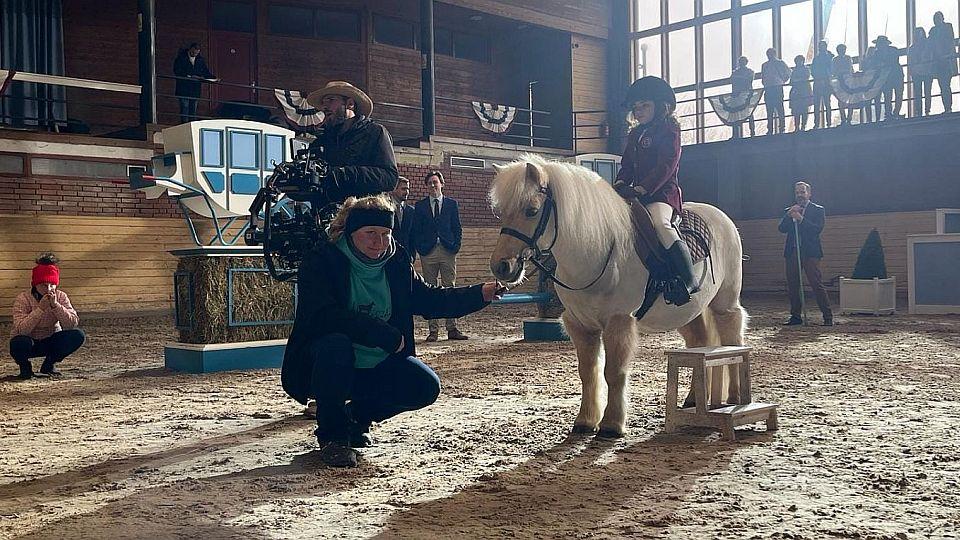 Poník z reklamy na spořitelnu má skvělý charakter. Majitelka ho i zapřahá
