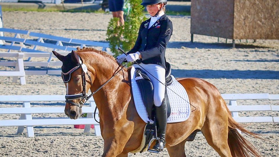 Anna Procházková startovala při CDIP Ornago. V neděli získala přes 70%