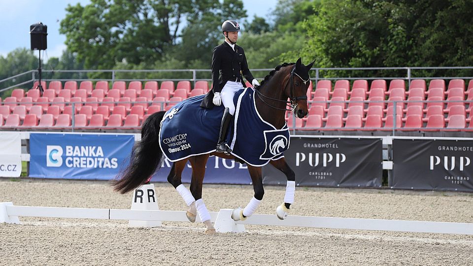 Grand Prix CDI3* v Olomouci vyhrál Ryan Torkkeli. Skowronská skončila druhá